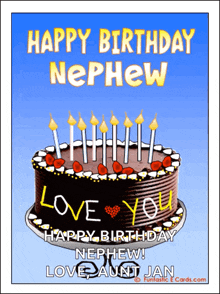 Happybirthday Nephew GIF - Happybirthday Nephew Loveyou GIFs