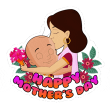 Happy Mother'S Day Raju GIF - Happy Mother'S Day Raju Chhota Bheem GIFs