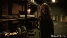 a scene from the flash is shown with a makeagif.com link below it