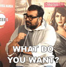 What Do You Want Anurag Kashyap GIF - What Do You Want Anurag Kashyap Pinkvilla GIFs