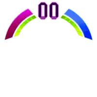 a graphic of the word fest with a rainbow behind it