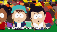 What Did You Call Us South Park GIF - What Did You Call Us South Park What Did You Say GIFs