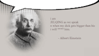 Albert Einstein Quote Jelqing Sticker - Albert Einstein Quote Jelqing Fef Stickers