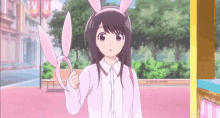 nanako yukishiro bunny sad sighs