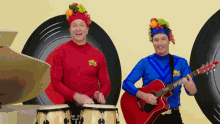 musicians anthony field simon pryce fruitie in my hat bonggo drums