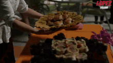 Party Food! GIF - George Lopez Food Buffet GIFs