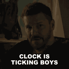 Clock Is Ticking Boys Jason Hayes GIF - Clock Is Ticking Boys Jason Hayes Seal Team GIFs