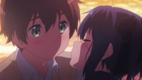 Shocking Anime Kiss Stance GIF  GIFDBcom
