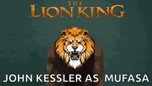 a poster for the movie the lion king with a lion on it