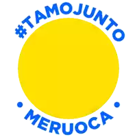 a blurred image of a person with the words #tamojunto meruoca written around them