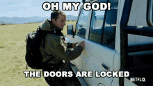 Oh My God Animals On The Loose GIF - Oh My God Animals On The Loose The Doors Are Locked GIFs