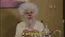 Charley Feldman Werewolf GIF - Charley Feldman Werewolf Golden Ghouls GIFs