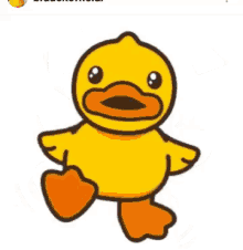 surprised duck