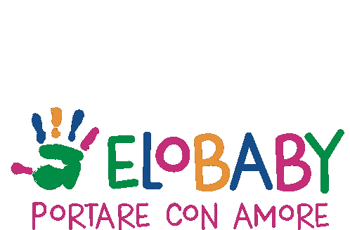Elobaby Portare Con Amore Sticker - Elobaby Portare Con Amore Marsupio Ergonomico Stickers