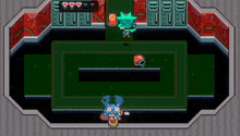 a video game with a cartoon character in a room