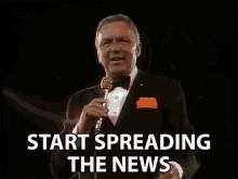 Start Spreading The News Spread The News GIF