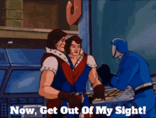 Gi Joe Cobra Commander GIF - Gi Joe Cobra Commander Now Get Out Of My Sight GIFs