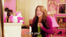 I Love You Miley GIF - I Love You Miley GIFs