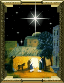 christmas eve shining star