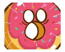 surprised donut