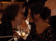 Timothee Chalamet Kylie Jenner GIF - Timothee Chalamet Kylie Jenner Kiss GIFs