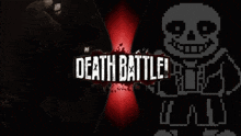 a video game called death battle is being played on a computer screen .