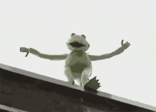 Kermit Falling GIF - Kermit Falling Building GIFs