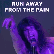 Run Away From The Pain Steven Tyler GIF - Run Away From The Pain Steven Tyler Aerosmith GIFs
