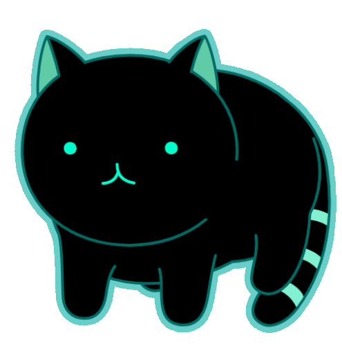 Rolling Cat Cat Rolling Sticker - Rolling Cat Cat Rolling Green Stickers