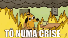 Crise Cachorronofogo GIF - Crisis Dog In The Fire GIFs