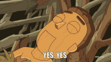 Rick And Morty Wooden Jerry GIF