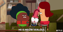 He Is Meowverlous Pun GIF - He Is Meowverlous Pun Hes Marvelous GIFs