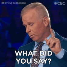 What Did You Say Gerry Dee GIF - What Did You Say Gerry Dee Family Feud Canada GIFs