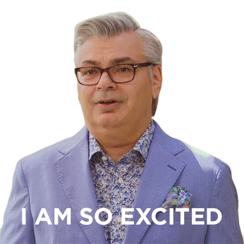 I Am So Excited The Great Canadian Baking Show Sticker - I Am So Excited The Great Canadian Baking Show Im Thrilled Stickers