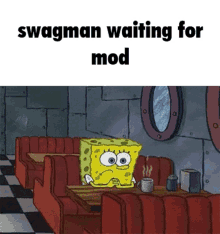 Swagman Waiting GIF - Swagman Waiting Mod GIFs