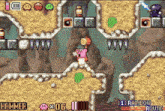 a screenshot of a video game with hammer and rainbow route on the screen