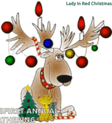 Reindeer Christmas GIF - Reindeer Christmas Christmas Lights GIFs