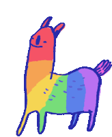Gay Llama Sticker - Gay Llama Alpaca Stickers