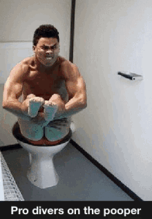 pro diver poop toilet olympics