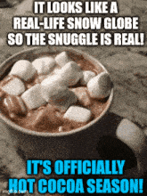 Cold Weather Hot Cocoa GIF - Cold Weather Hot Cocoa GIFs