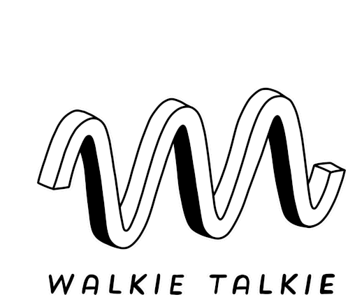 Walkie Talkie Be Logo Sticker - Walkie Talkie Be Walkie Talkie Logo Stickers