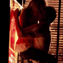 Stefan Salvatore And Caroline Forbes Making Out The Vampire Diaries GIF
