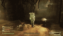 a screenshot of a video game shows a unicorn being attacked by a monster