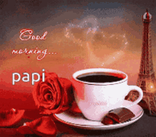 Good Morning Papi GIF - Good Morning Papi Coffee GIFs