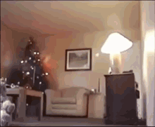 Merry Christmas Burning Tree GIF - Merry Christmas Burning Tree Tree GIFs
