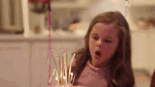 Blow Candle Claire Crosby GIF - Blow Candle Claire Crosby The Crosbys GIFs