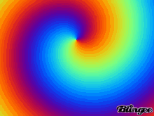 a rainbow colored background with the word blingee on the bottom right