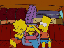 Simpsons Backseat GIF