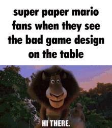 Super Paper Mario Bad Game Design GIF