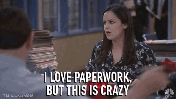 I Love Paper Work But This Is Crazy Tired GIF - I Love Paper Work But This Is Crazy Tired Lazy GIFs